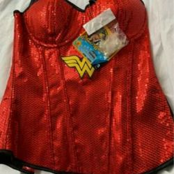 Wonder woman Corset sequin