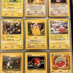 Binder Collection of 108 Vintage Pokémon Cards In Excellent Condition (Lot A)