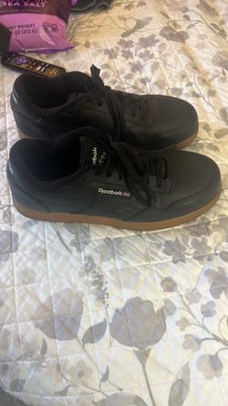 Reebok Black Leather steel toe Men’s 10M