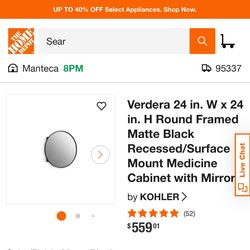 BRAND NEW! Kholer cabinet Mirror