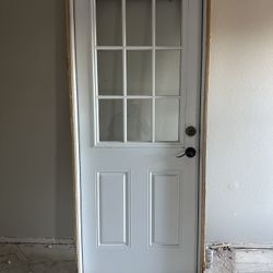 32 Exterior Half Lite Door