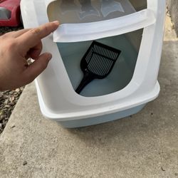 Litter Box And Bowls