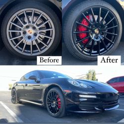 RIM BLACK OUT & CALIPER PAINTING