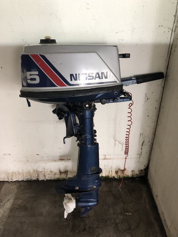 5HP Nissan outboard for Sale in San Diego, CA OfferUp