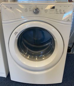 White Whirlpool Duet Front Load Electric Dryer (6-0094)