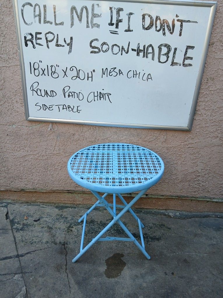 Small Patio Side Table