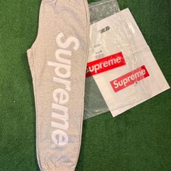 Grey Supreme Pants