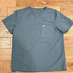 FIGS Hydrogreen Leon 3 Pocket Scrub Top - Size Medium