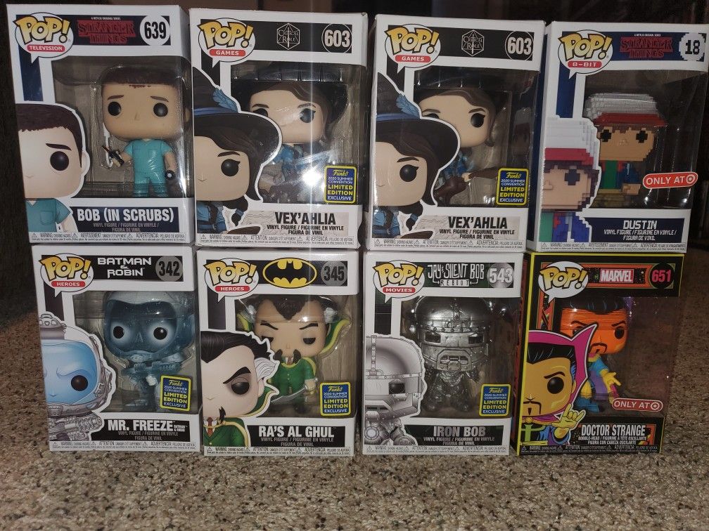 Funko Pop Figures - Different Prices for each.