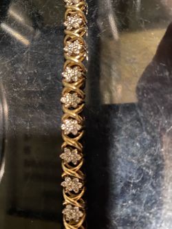 14k gold tennis bracelet