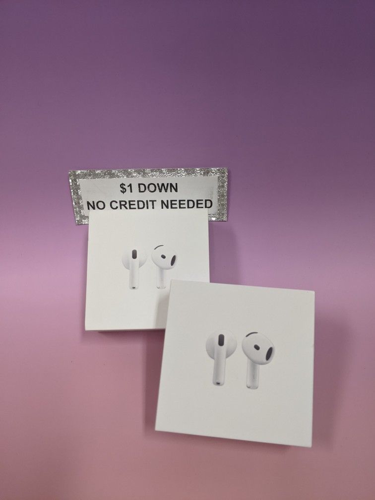 Apple Airpods 4 Wireless Headphones New - Pay $1 today and pay the rest later -