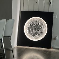 Custom Made Large Illuminating Moon Govee Dimmable LED Lights