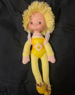 Vintage Canary Yellow Doll