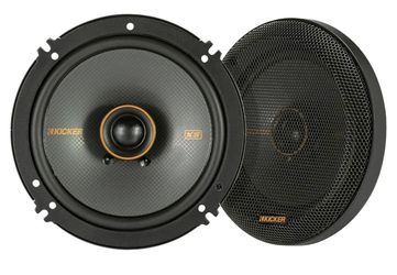 KICKER 51KSC6504 KS-Series 6.5" Coaxial Speakers with .75" tweeters, 4-Ohm, Pair