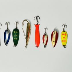 Old fishing spoons
