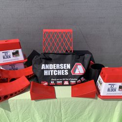 RV Trailer Leveler And Block System 2 Wheeled Trailer Anderson