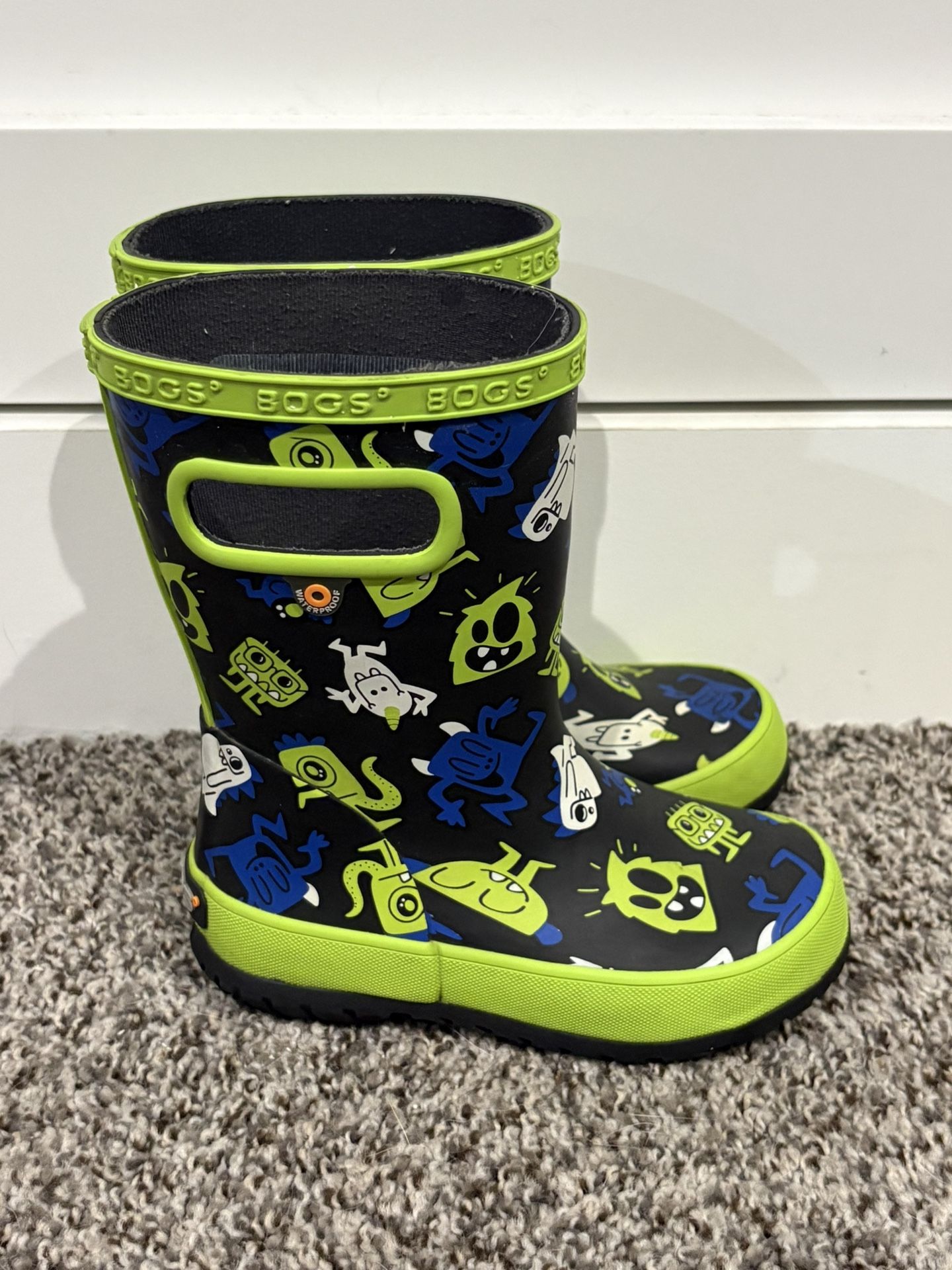 Bogs Toddler Rain Boots Like New Condition Size 8c
