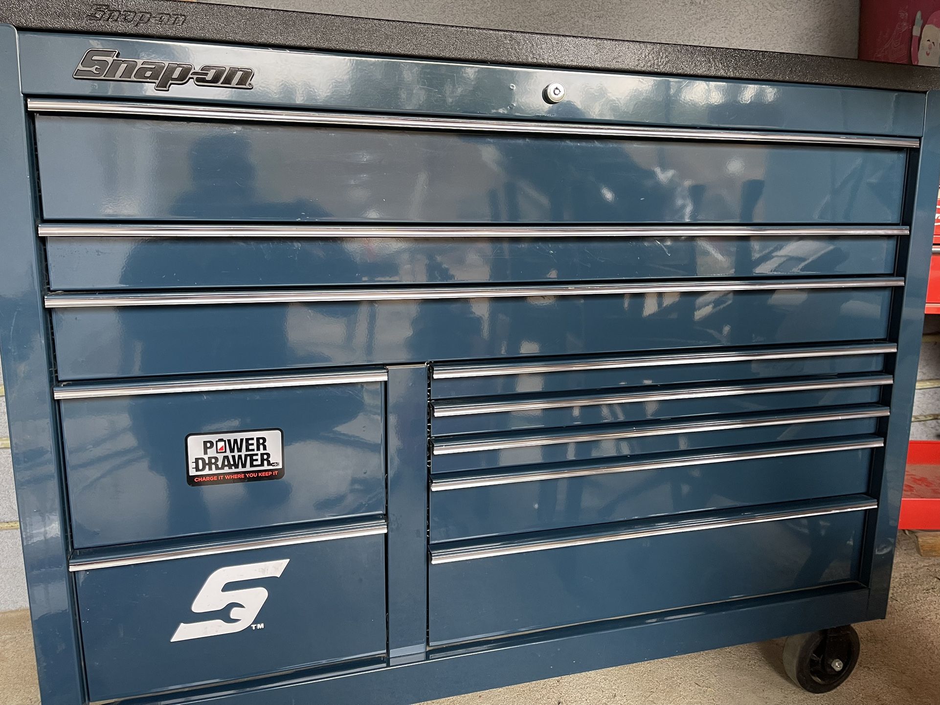 Snap On Tool Box 55β Super Sonic Blue 10 Drawer With Power Drawer