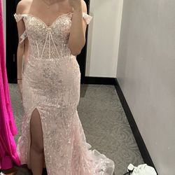 Blush Prom Dress
