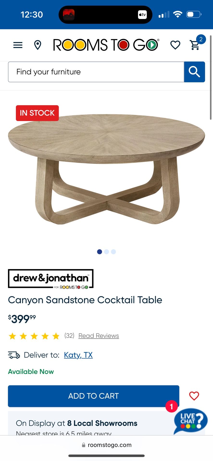 Coffee And Side Table