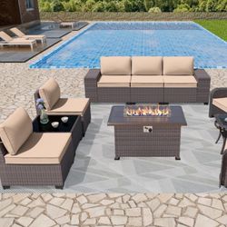 10 Piece Outdoor Patio Set 