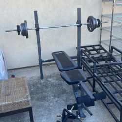 Fitness gear weight bench