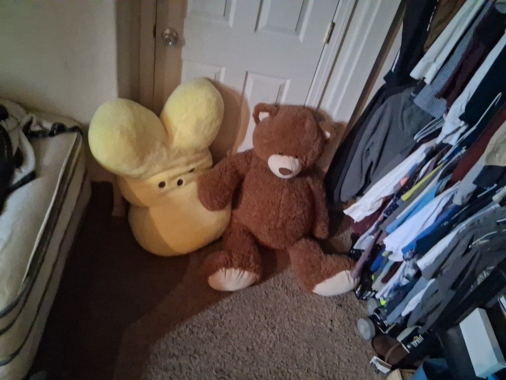 Giant Teddy Bear And Peep For Sale