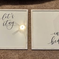 Let’s Stay In Bed Bedroom Decor