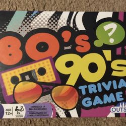 80s and 90s Trivia Game - Outset