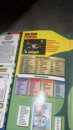 Panini World Cup 2026 album with 00 we are panini sticker