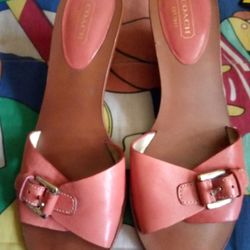 COACH SHOES LEATHER WOMEN SIZE 8