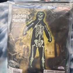 Brand New Halloween Skeleton Phantom Costume