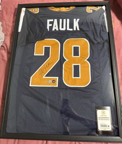 Autographed Marshall Faulk Jersey