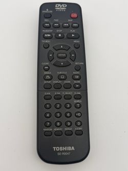 Toshiba DVD Player Remote Control SE-R0047