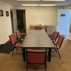 Conference Table and Chairs