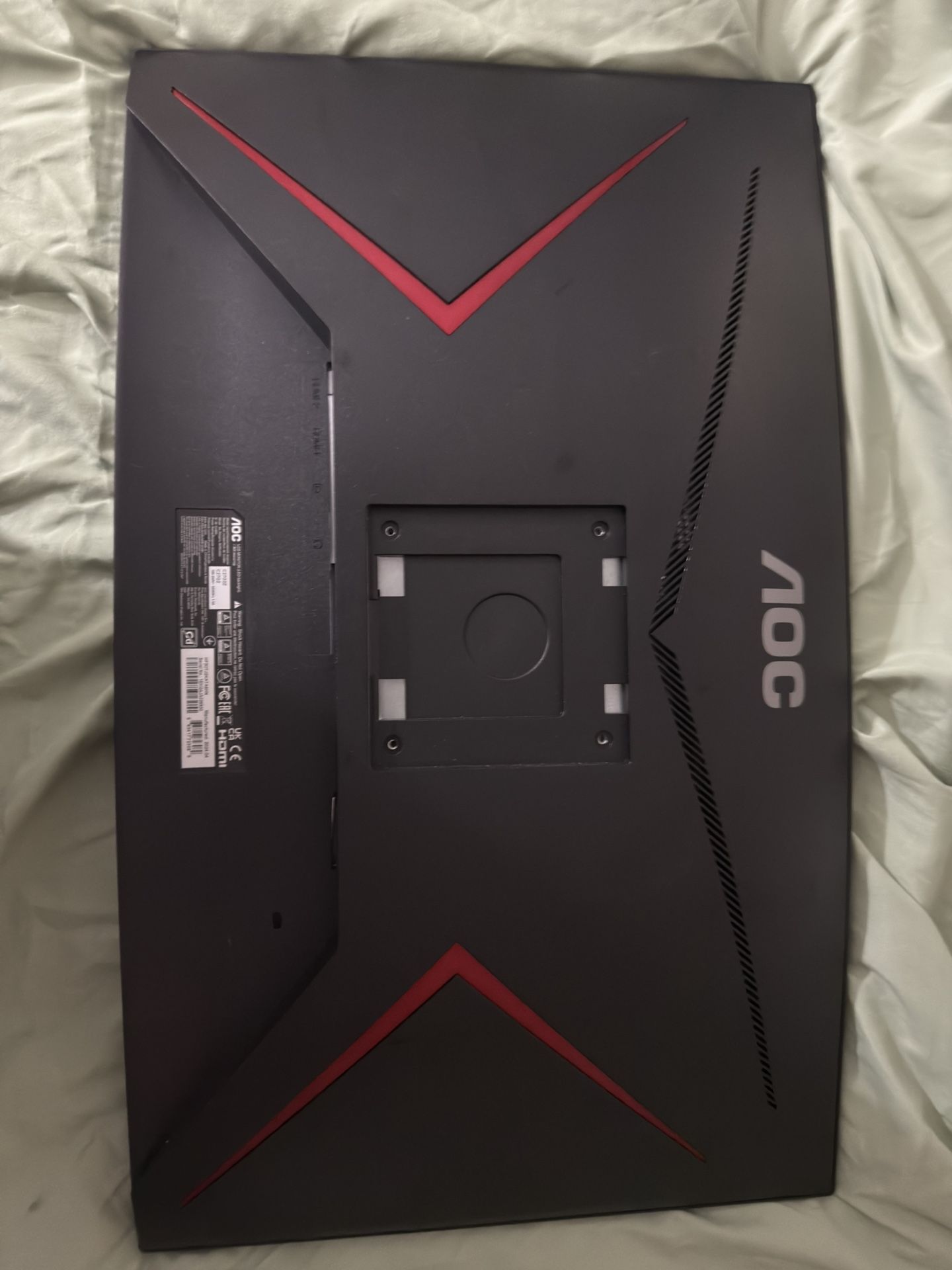 AOC C27G2Z 27" Curved Frameless Ultra-Fast Gaming Monitor FHD 1080p, 0.5ms 240Hz