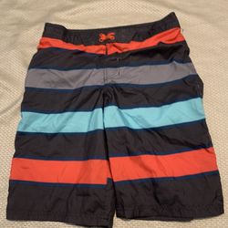 Art Class Boys Size 18 Swim Trunks Swimsuit Has Adjustable Waist 