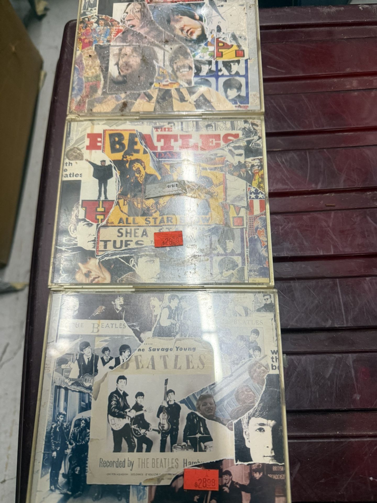 Vintage Lot Of The Beatles(1,2,3),Rolling Stones(1,2,3),Pink Floyd CD Discs