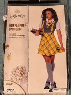 Hufflepuff Costume - Adult Small 4-6