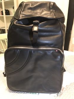 Bally backpack black brand new was not in use. write a text message for more information.