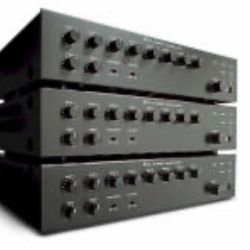 3 TOA A-906MK2 900 Series 2U Modular Mixer/Amplifiers