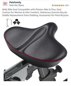 Wide Exercise Bike Seat