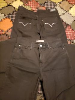 2pc Black Jean's, By Levi's