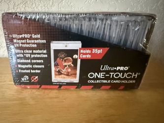 25 Pack Ultra Pro One Touch Magnetic Card Holder For 35PT Trading Sports Cards