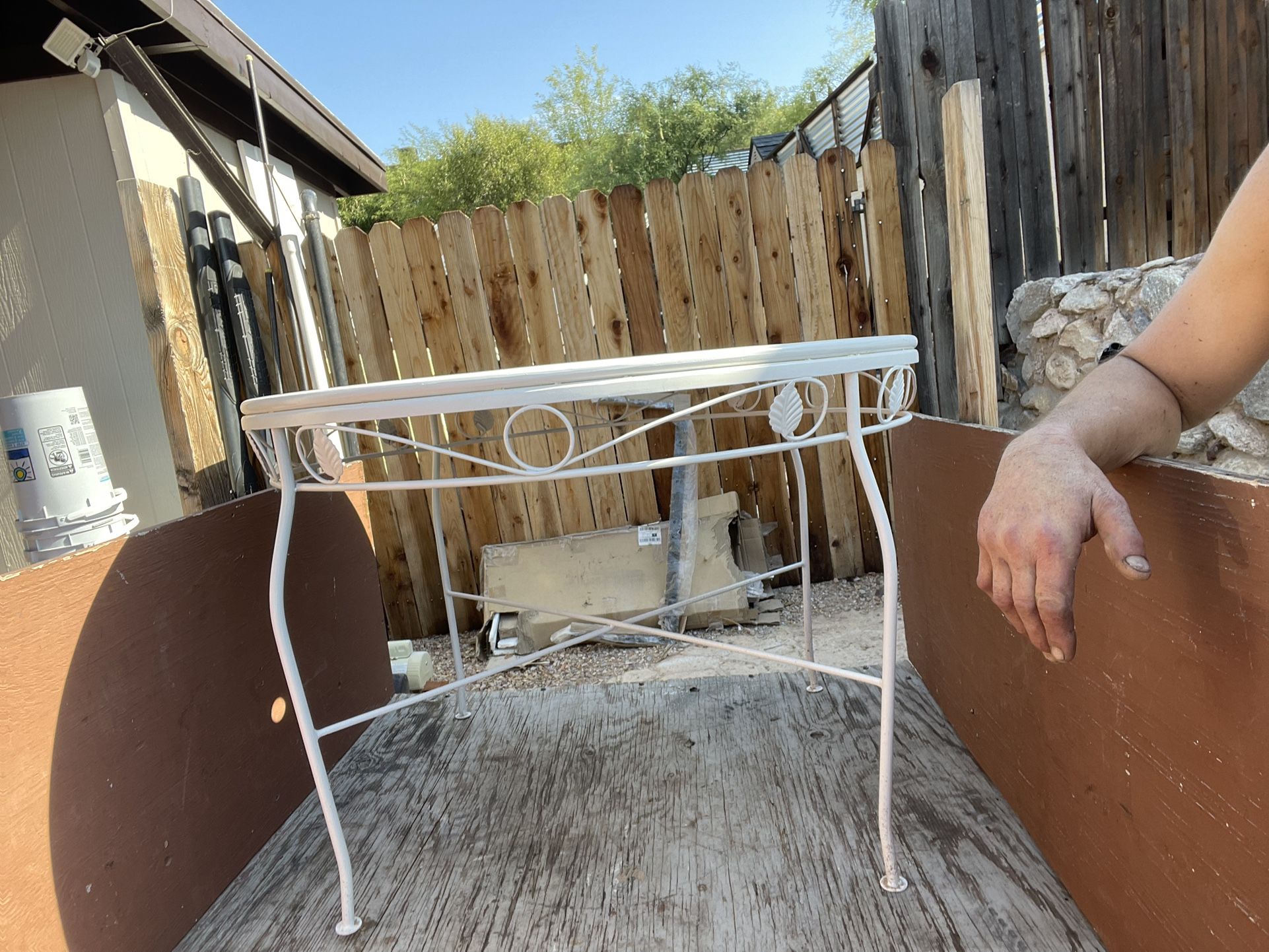 Wrought Iron Patio Table