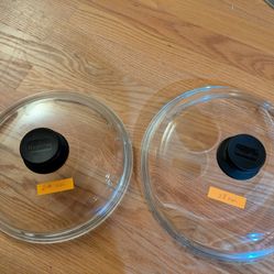2 Berndes Pot Glass (Pyrex) Lids