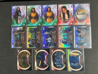 2025 Topps Chrome Star Wars Refractor Lot Random Characters