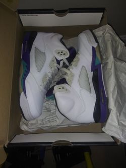 AIR JORDAN 5 RETRO GRAPES SIZE 6.5Y