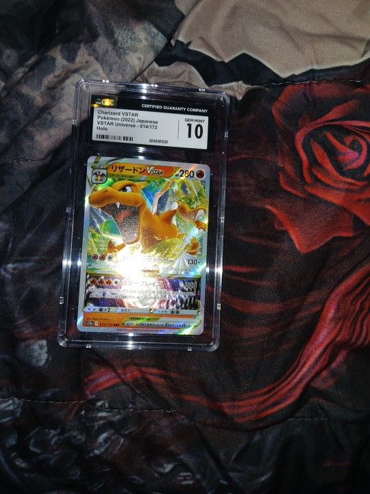 Graded Pokémon card.