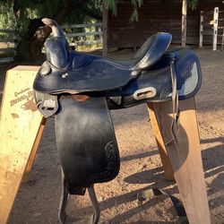 Black Big Horn Western Saddle USA